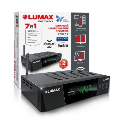 Цифровая приставка Lumax DV4207HD DVB-C/T2 Цифровая приставка Lumax DV4207HD DVB-C/T2